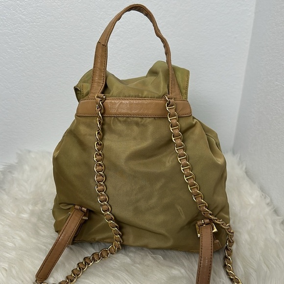 ? Authentic Prada Beige Drawstring Backpack? main image 10